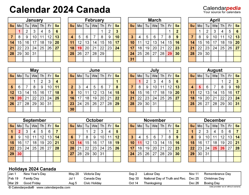 Canada 2024 Calendar Jewel Lurette - 2024 Calendar With Week Numbers Printable Canada