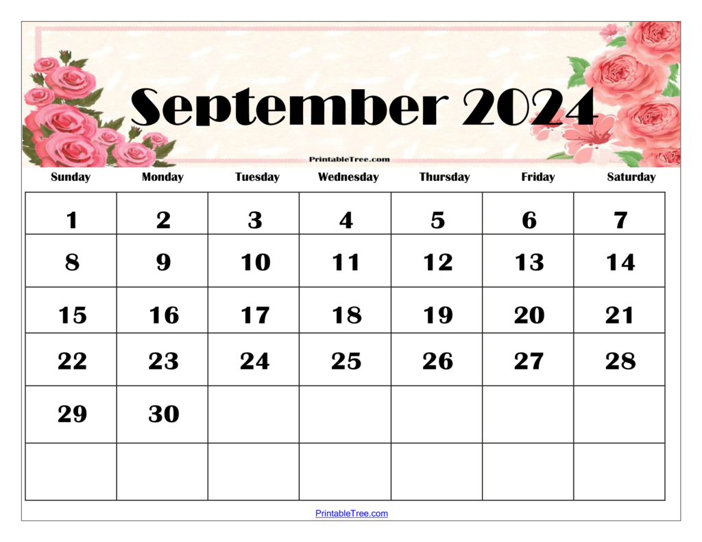 Printable September Calendar 2024 Pdf Lian Sheena - Sept 2024 Calendar With Week Numbers